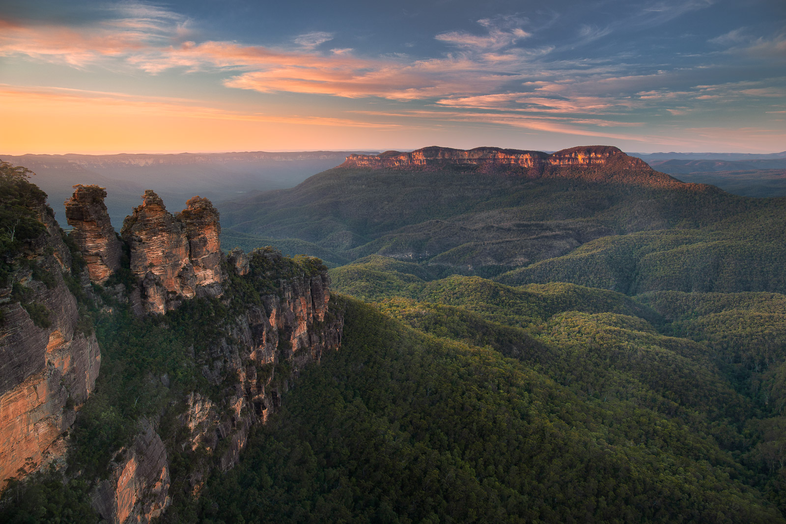 Blue Mountains National Park near Sydney is home to the native flora and fauna, the iconic three sandstone rock formations and it’s also a sacred Aboriginal site.