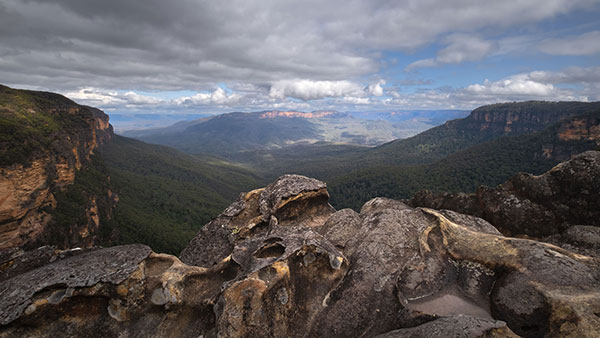 View from the Princess Lookout, Blue Mountains National Park, Australia